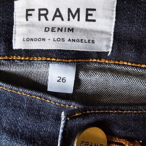 Frame Le Skinny blue Casual Women's Denim Jeans. Size 26 - Picture 3 of 11